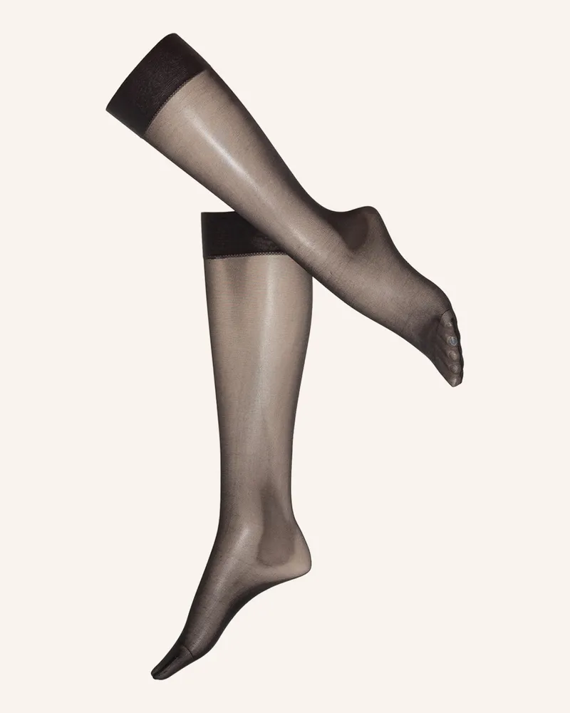 Wolford Fein-Kniestrümpfe Satin Touch schwarz 7005