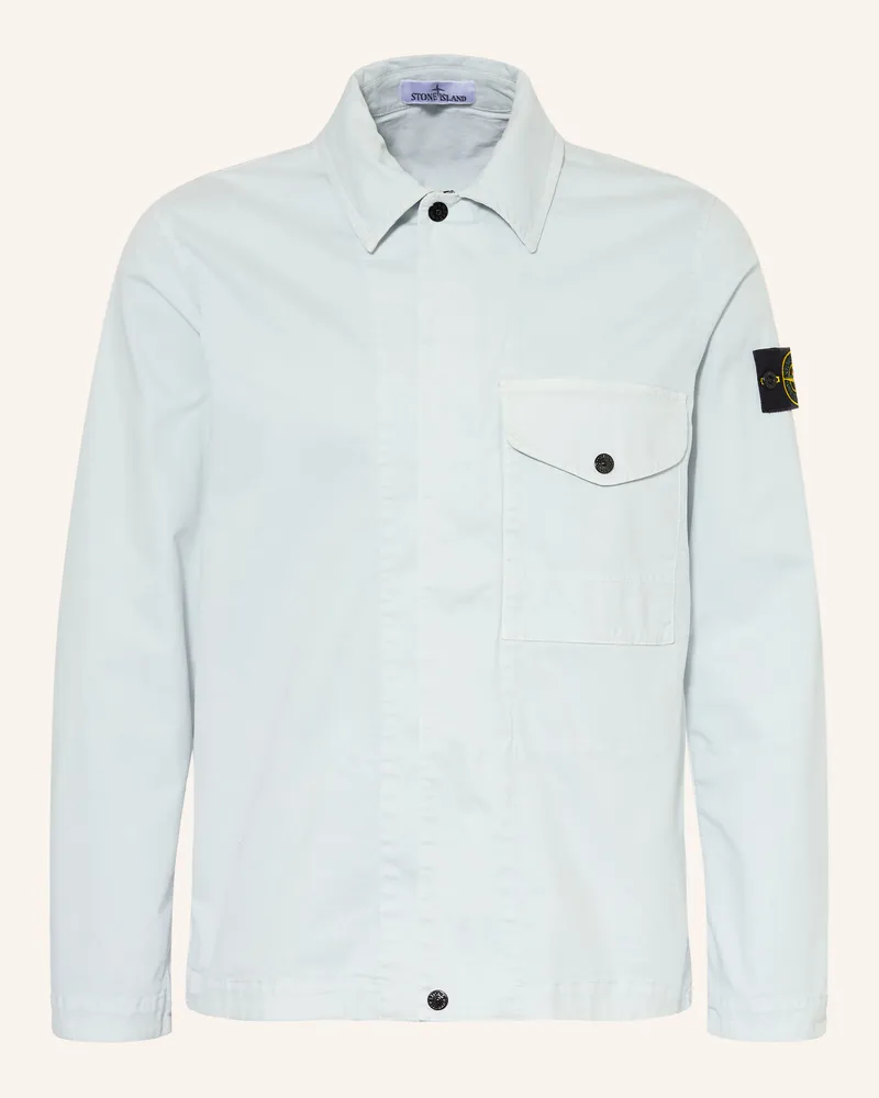 Stone Island Overjacket blau Hellblau