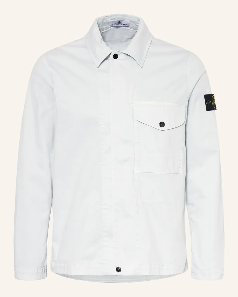 Stone Island Overjacket blau Hellblau