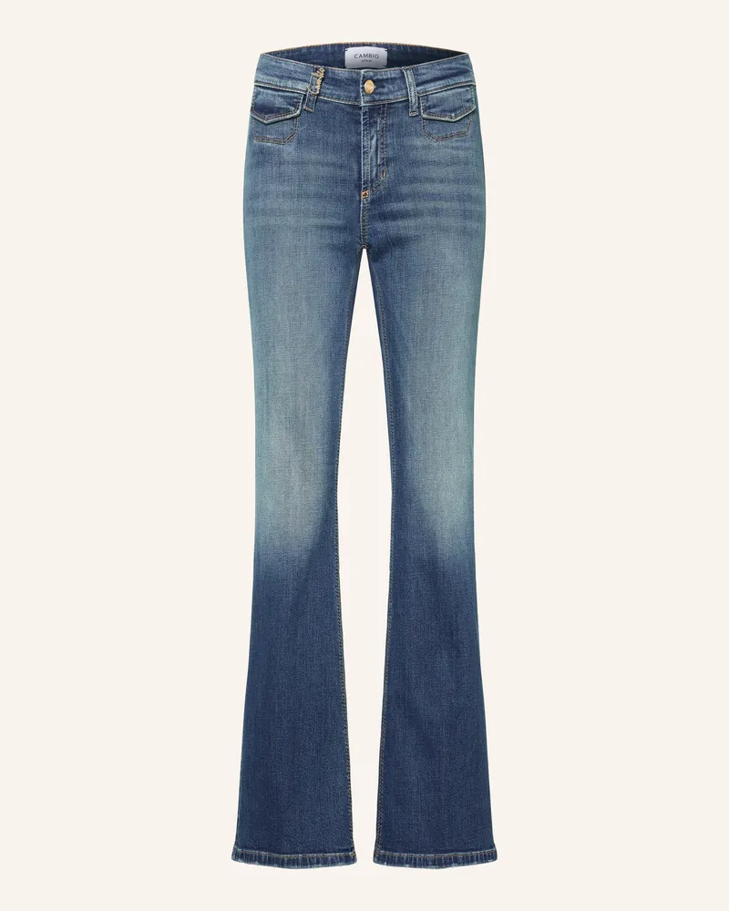 Cambio Flared Jeans Fabienne blau 5136