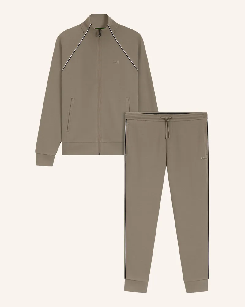 HUGO BOSS Sweatshirt Sw_Tracksuit Set Regular Fit gruen Hellgrün