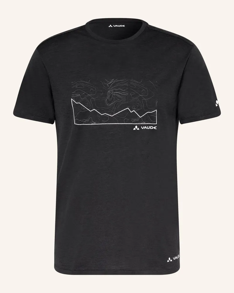 Vaude T-Shirt Tekoa schwarz Schwarz