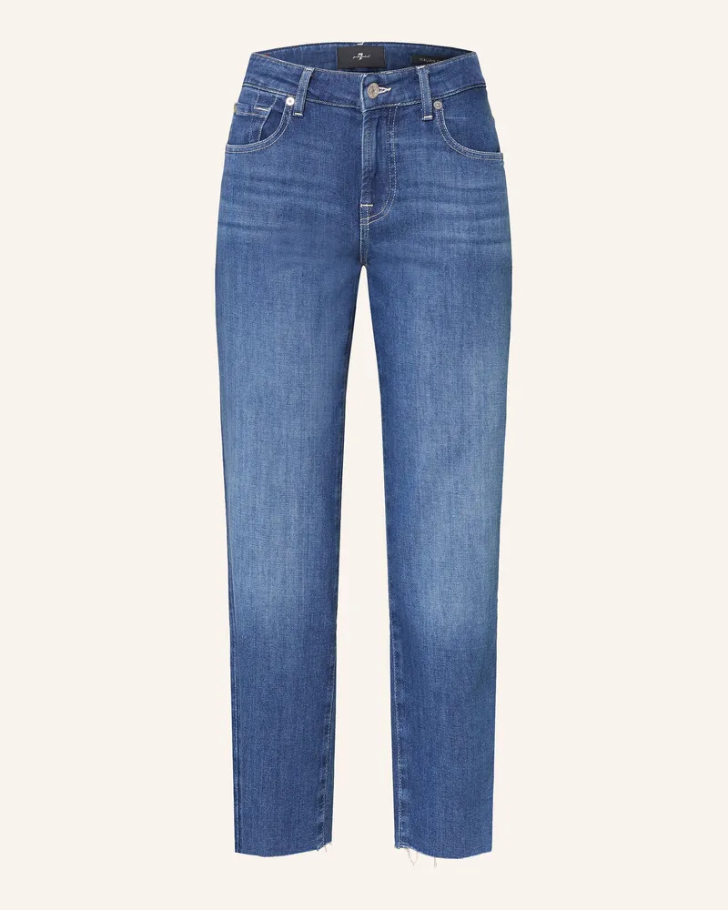 7 for all mankind Straight Jeans Calie blau 3do