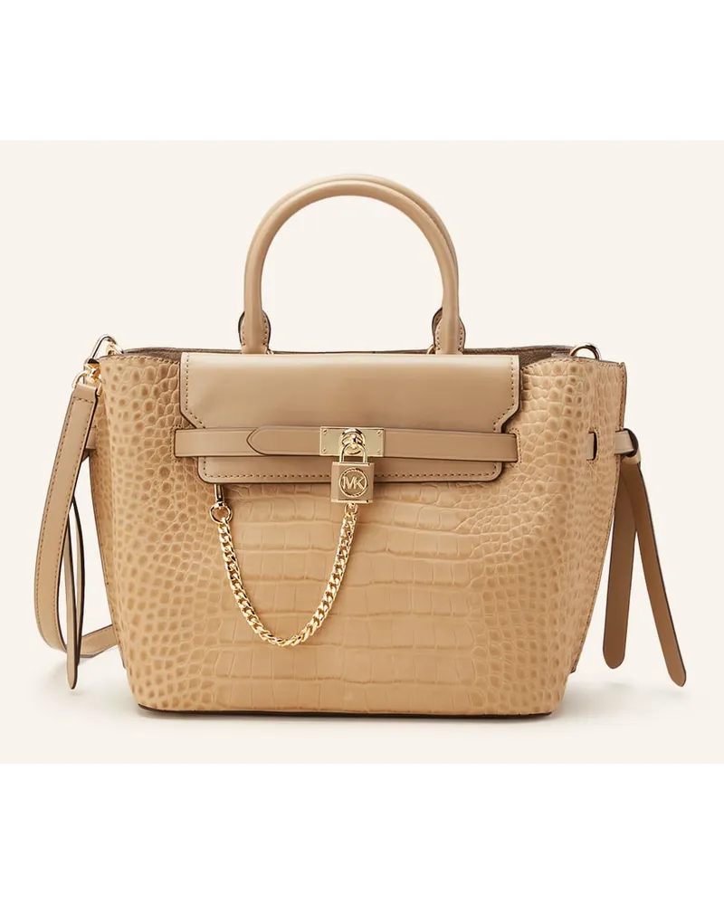 Michael Kors Handtasche HAMILTON LEGACY Beige