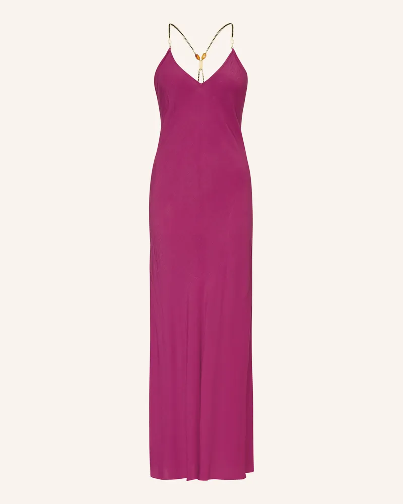 ba&sh Kleid Hany Mit Schmucksteinen lila Dunkellila