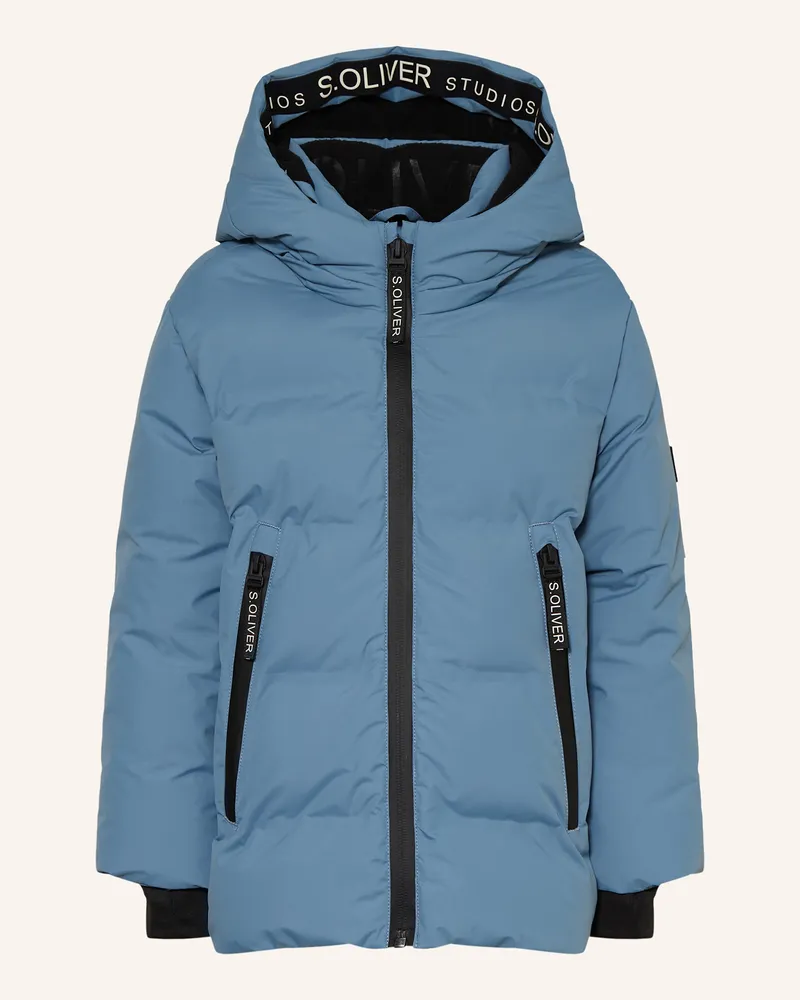 S.Oliver Steppjacke Blaugrau