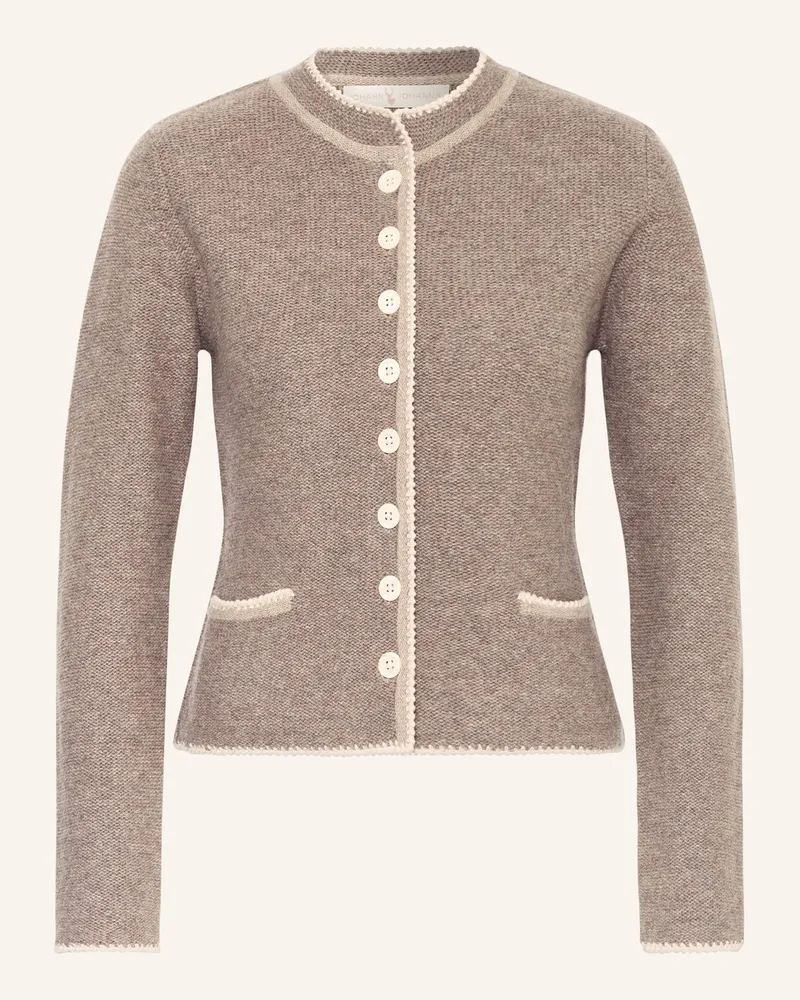 Johann & Johanna Strickjanker mit Cashmere Taupe