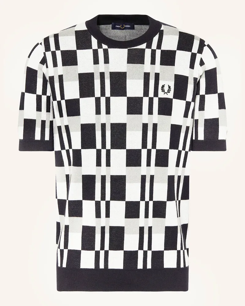 Fred Perry Strickshirt Schwarz