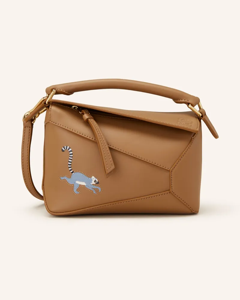 Loewe Handtasche PUZZLE EDGE MINI Hellbraun