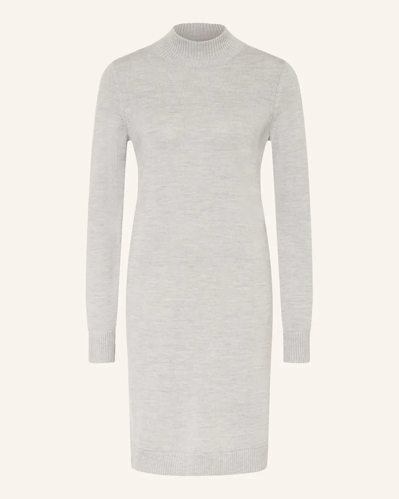 HUGO BOSS Strickkleid Fabellan grau Hellgrau