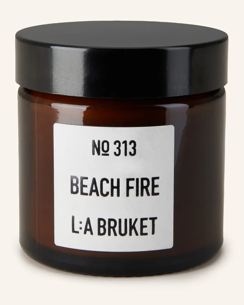 L:A Bruket Duftkerze Beach Fire braun Braun