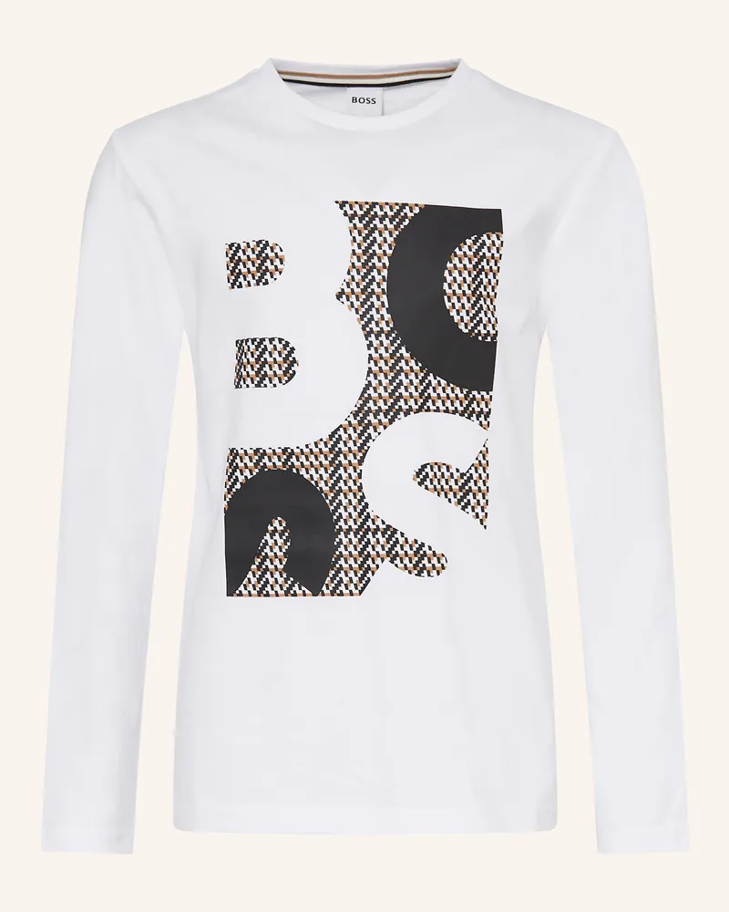 HUGO BOSS Longsleeve Weiss