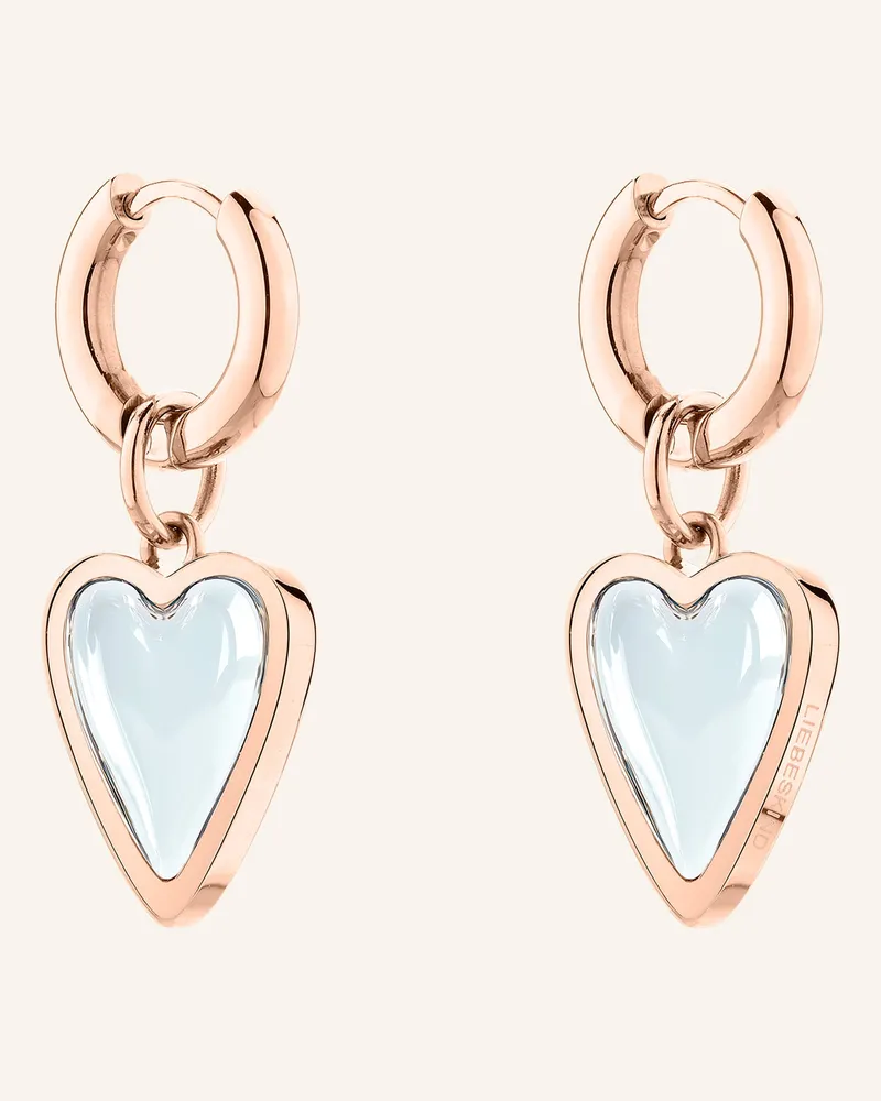 Liebeskind Creolen  Aus  Edelstahl rosegold Roségold