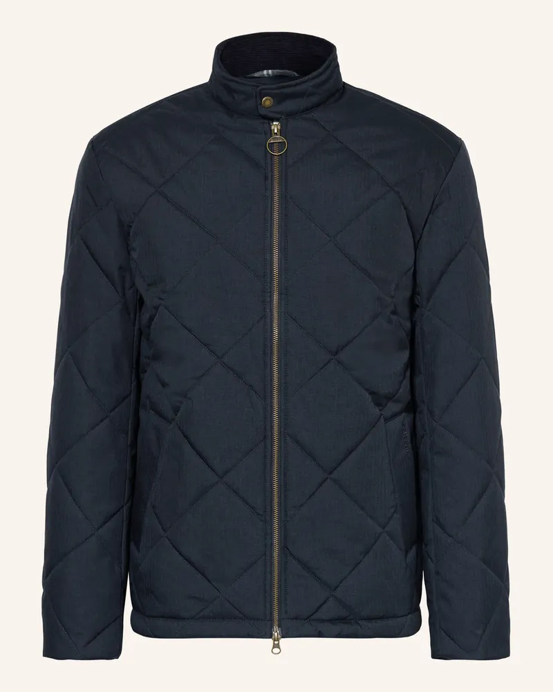Barbour Steppjacke Harrington Qlt blau Dunkelblau