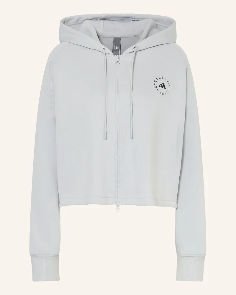 adidas Sweatjacke ADIDASBY STELLA MCCARTNEY CROPPED Hellblau