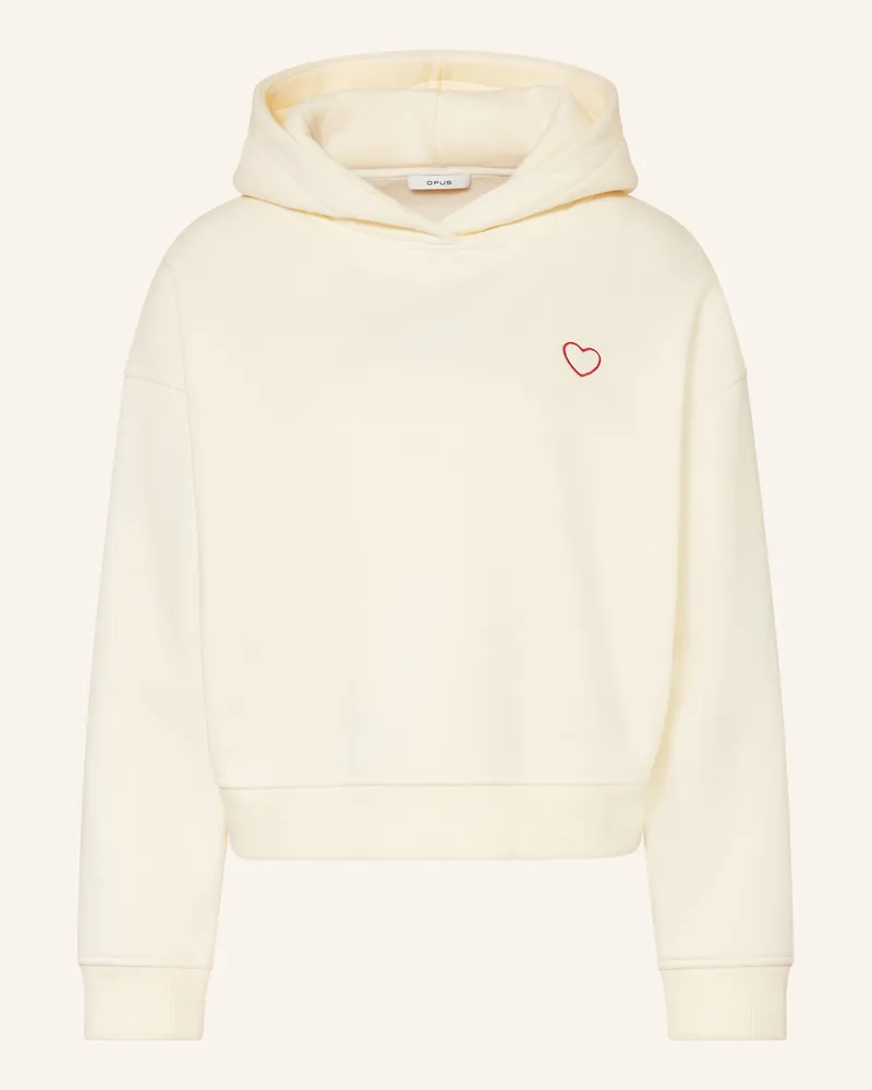 OPUS Hoodie Galentine weiss Ecru