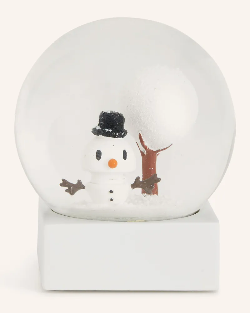 Hoptimist Schneekugel SNOWMAN LARGE Weiss