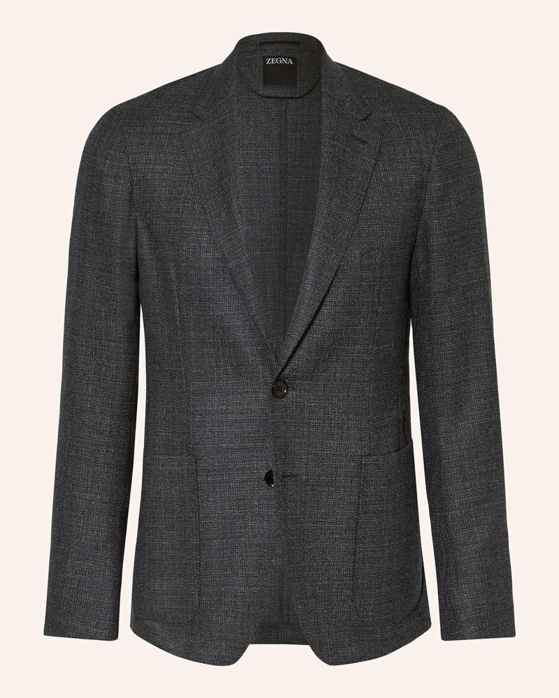 Ermenegildo Zegna Sakko Extra Slim Fit grau Dunkelgrau