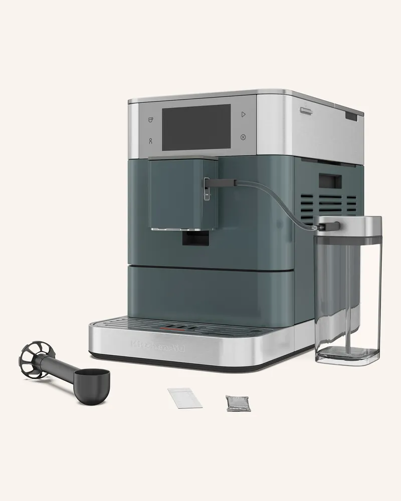 Kitchen Aid Kaffeevollautomat kf8 gruen Silber