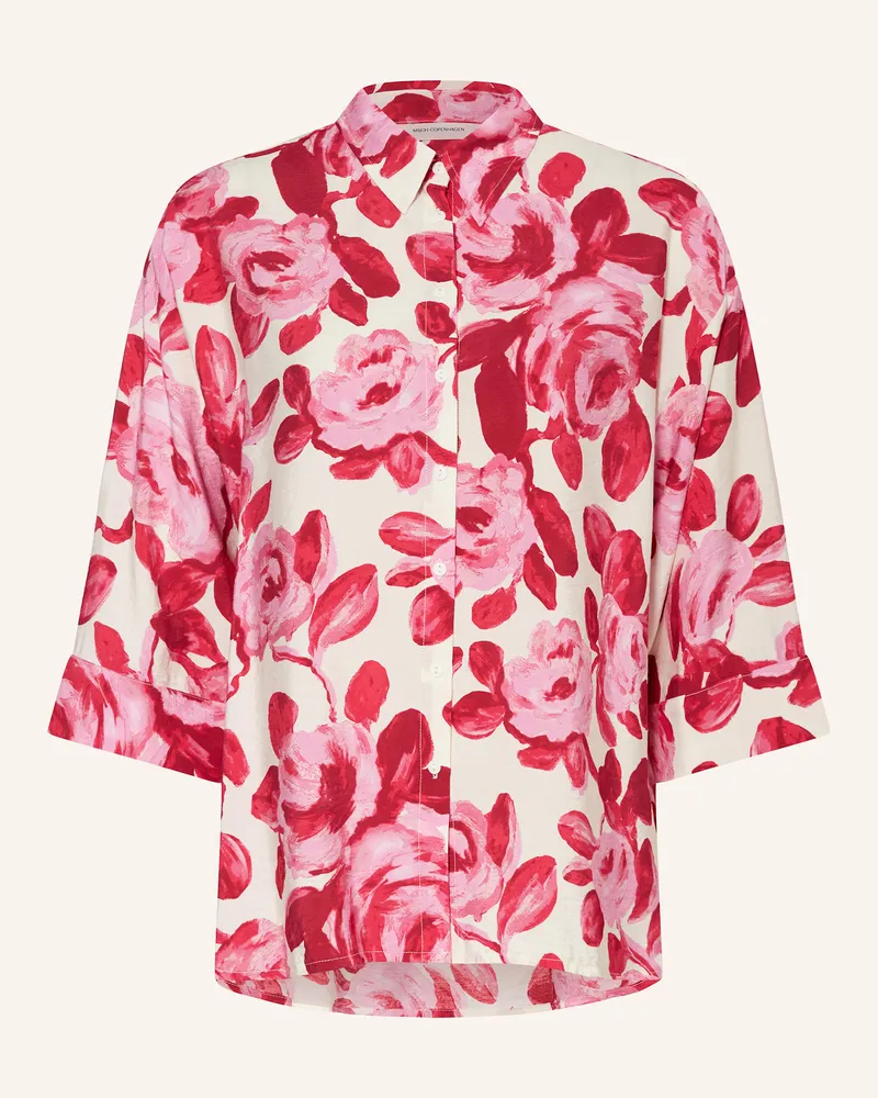 MOSS COPENHAGEN Hemdbluse MSCHEDRINA mit 3/4-Arm Ecru