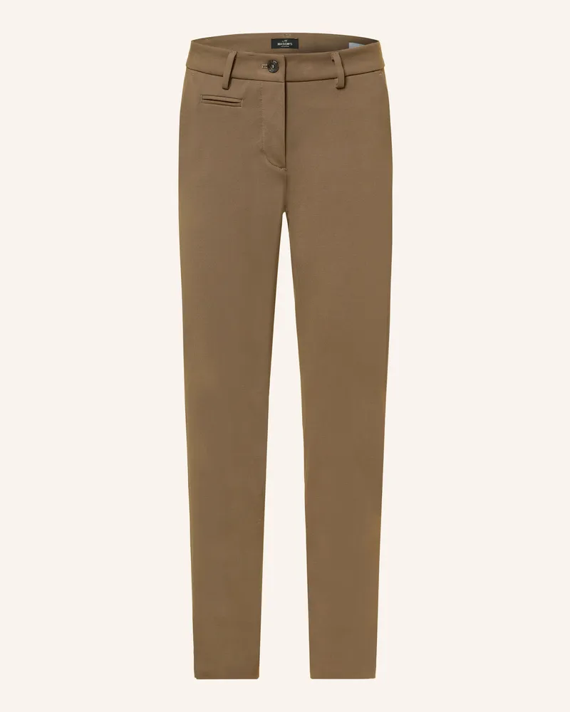 Mason's Jerseyhose NEW YORK Hellbraun