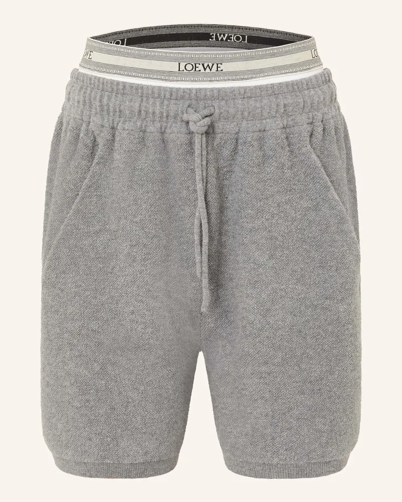 Loewe Strickshorts Grau