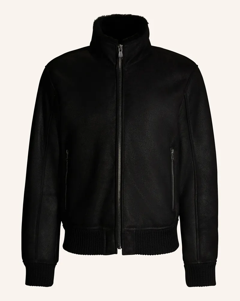 JOOP! Lederjacke Schwarz