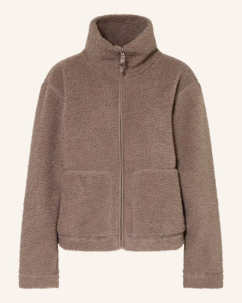 only Teddyfell-Jacke Taupe