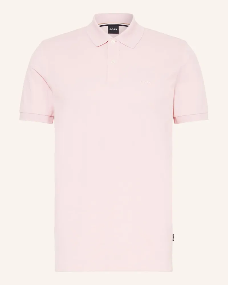 HUGO BOSS Piqué-Poloshirt PALLAS Regular Fit Rosa