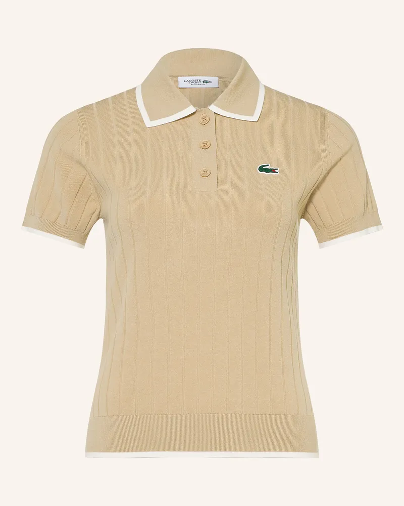 Lacoste Funktions-Poloshirt beige Beige