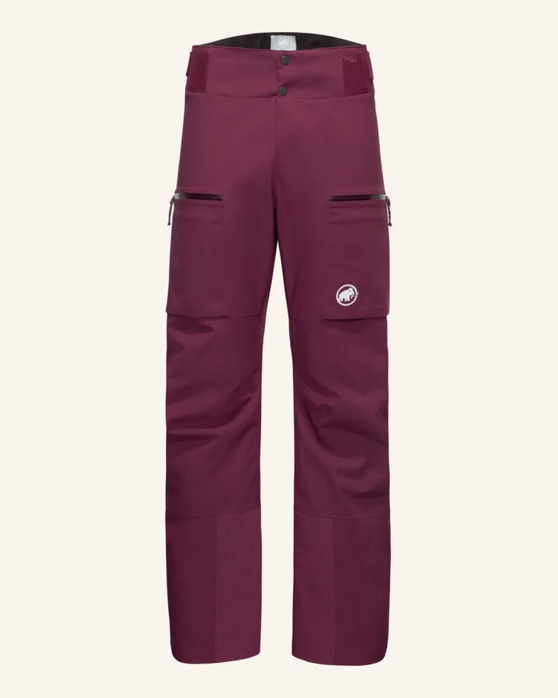 Mammut Skihose Stoney rot Rot