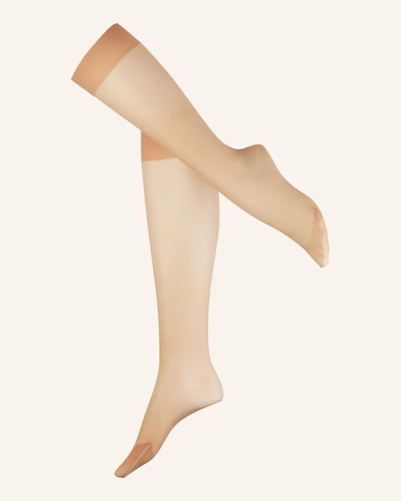 ITEM m6 Fein-Kniestrümpfe Invisible 15 beige Beige