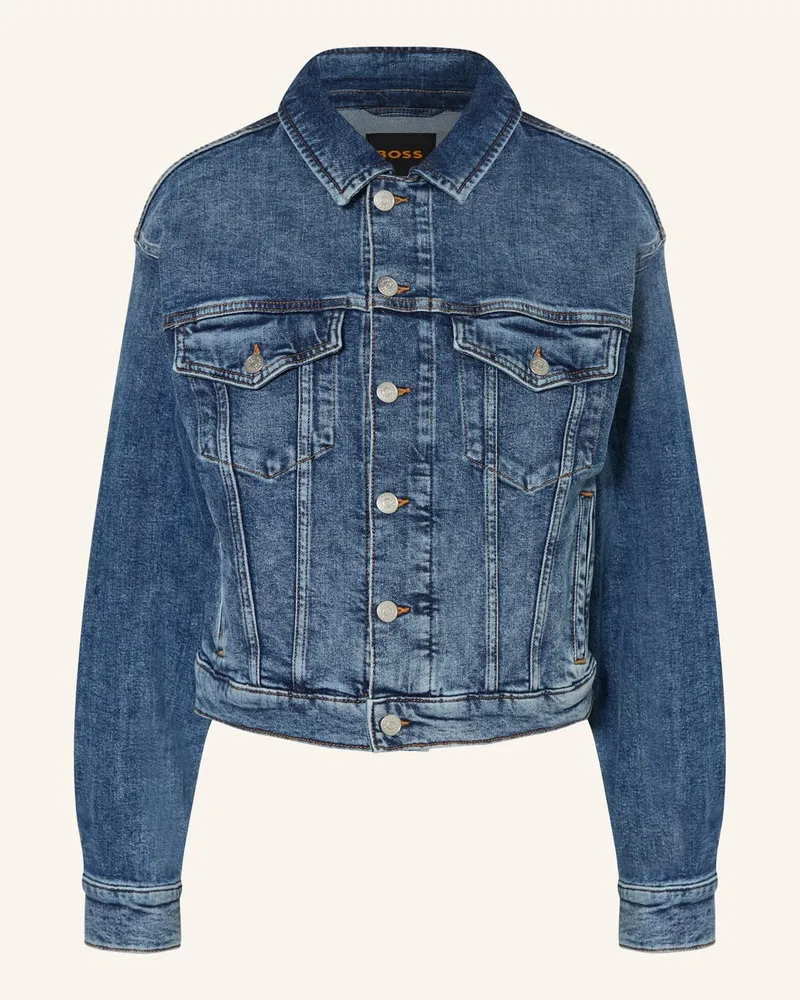 HUGO BOSS Jeansjacke TRUCKER Blau