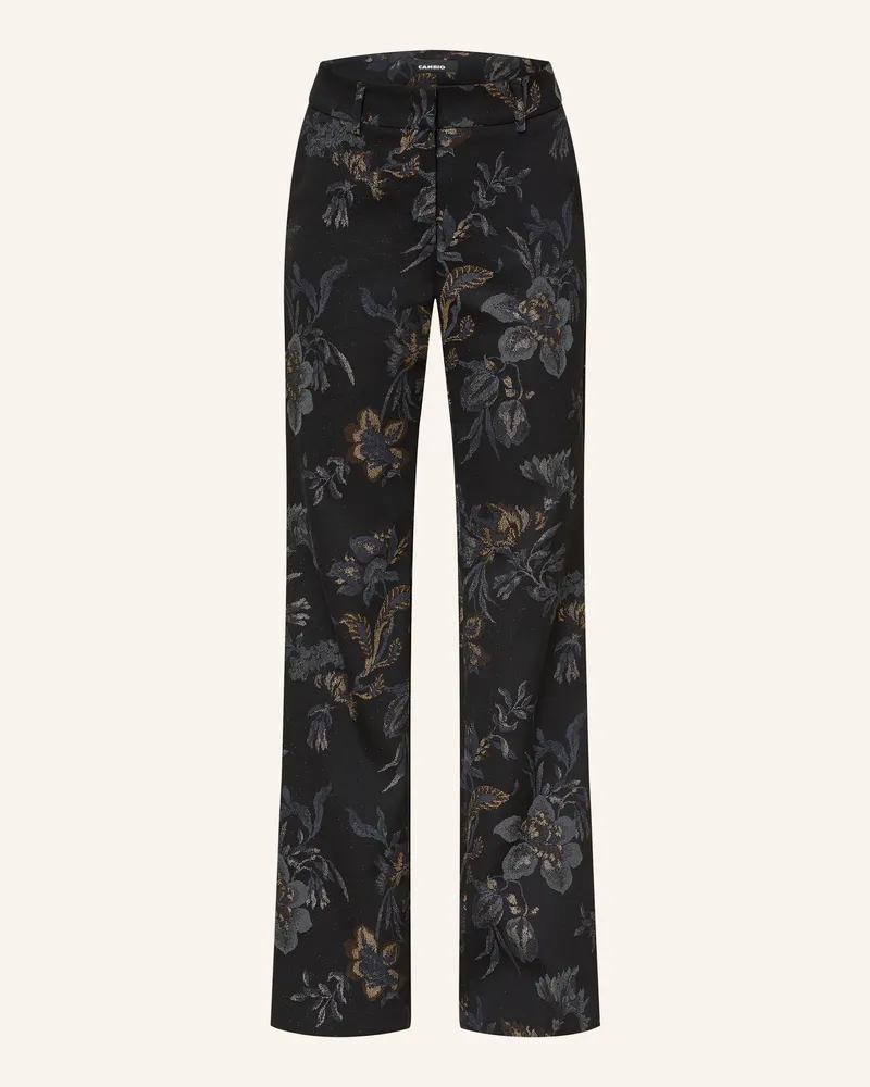 Cambio Jacquard-Hose FRANCE Schwarz