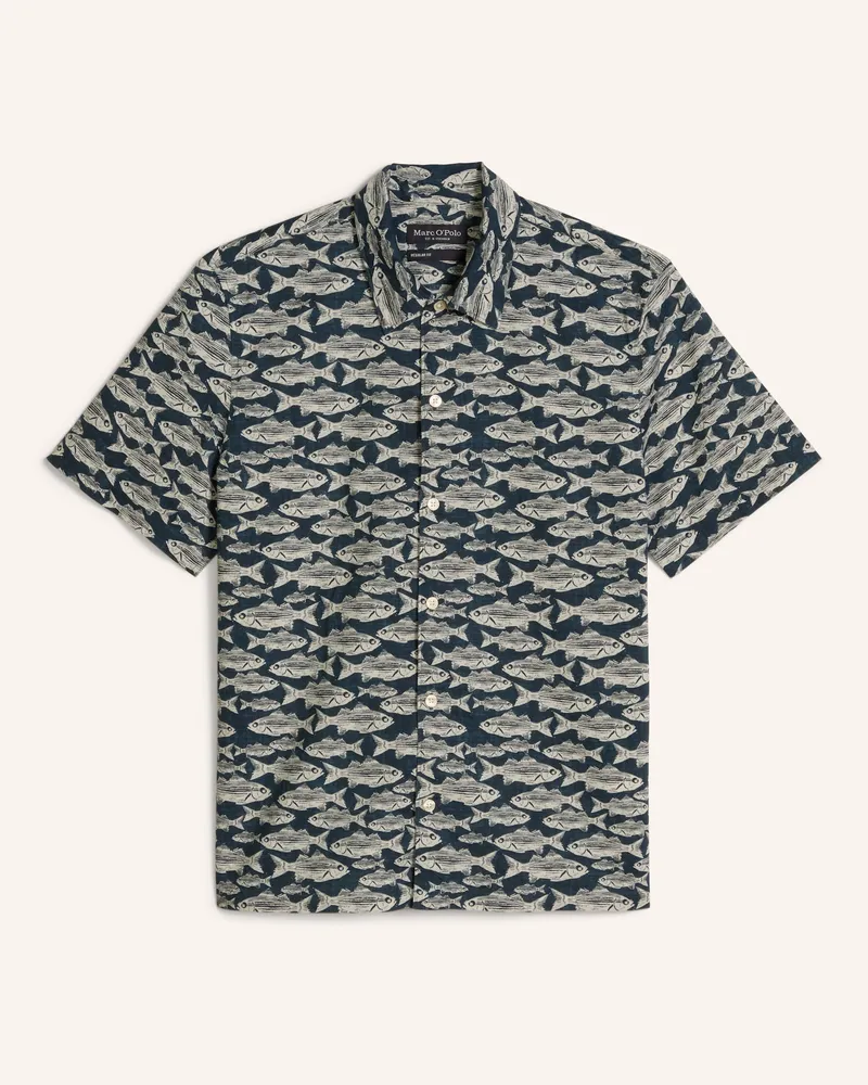 Marc O'Polo Hemd blau Hellblau