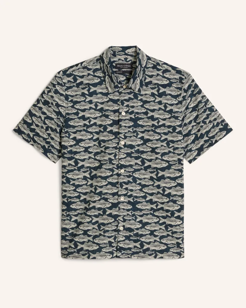 Marc O'Polo Hemd blau Hellblau