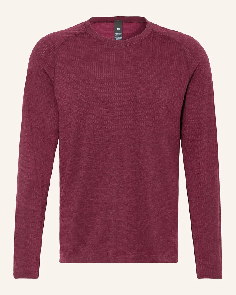 LULULEMON Longsleeve METAL VENT TECH LONG SLEEVE 3.0 Dunkelrot