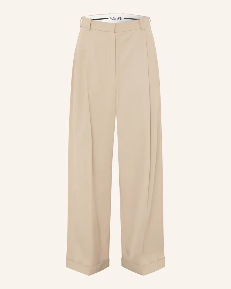 Loewe Marlenehose beige Hellbraun