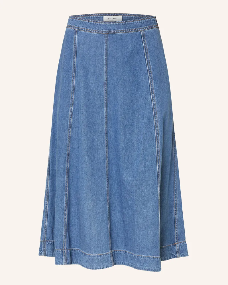Part Two Jeansrock Petrinapw blau 300156