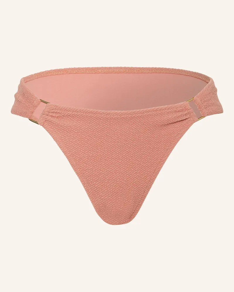 watercult Basic-Bikini-Hose Swim Sparkle Mit Glitzergarn rosa Rosé