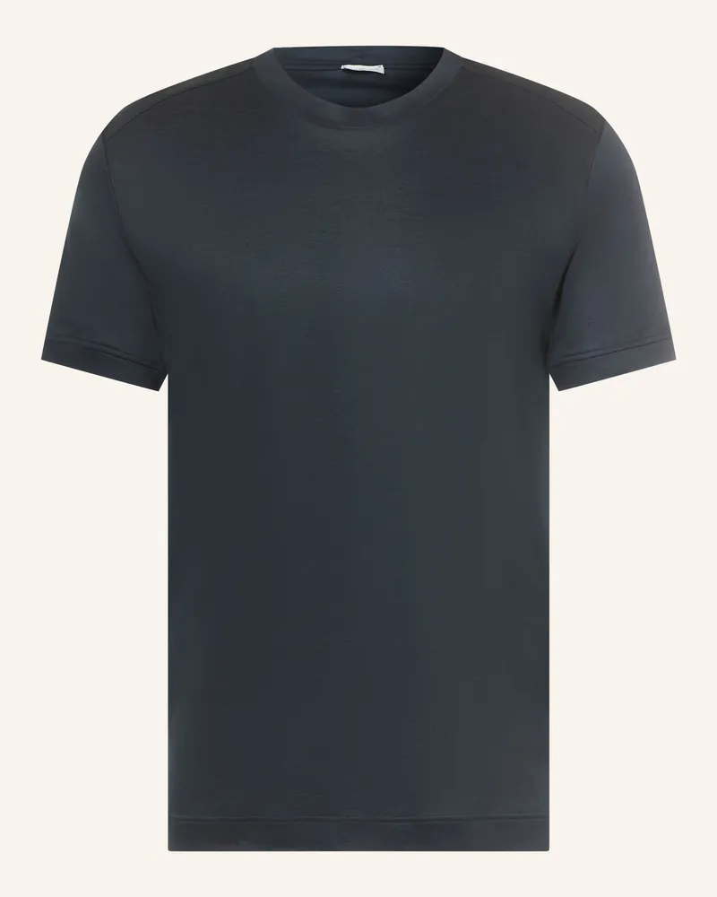 Zimmerli Schlafshirt Sustainable Luxury blau Dunkelblau