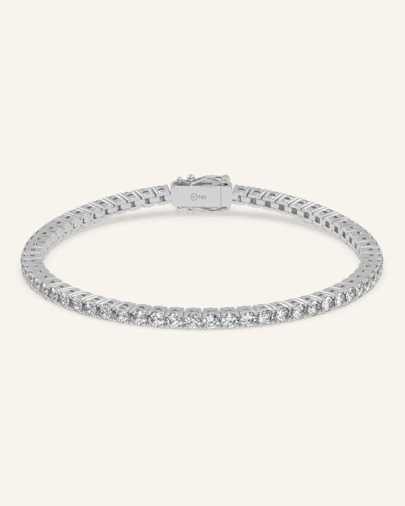 VEYNOU Armband Tennis Aus Karat Weißgold Mit 3,7ct. Diamanten silber Weissgold