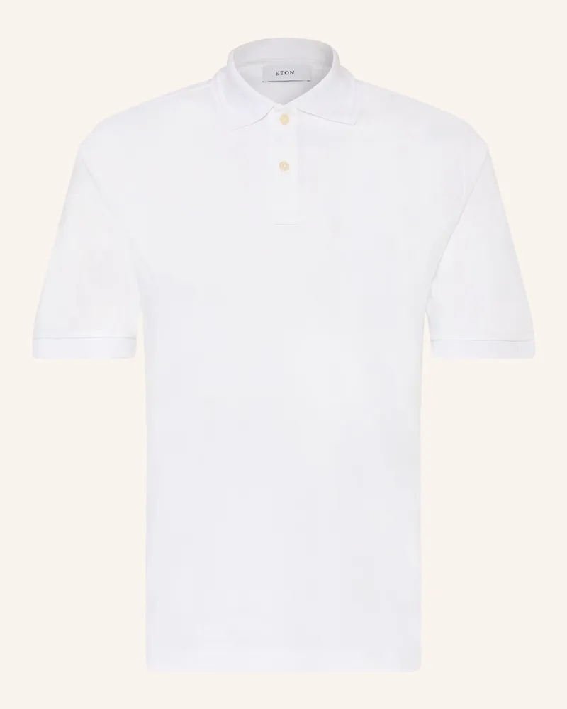 Eton Jersey-Poloshirt weiss Weiss
