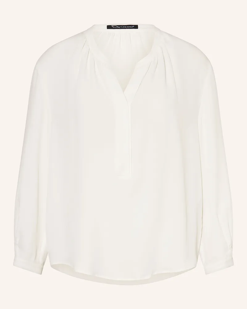 Luisa Cerano Blusenshirt mit Seide Weiss