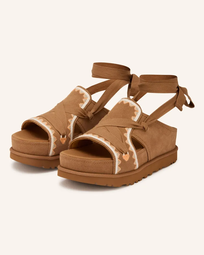 UGG Plateau-Sandalen Goldenstar braun Braun