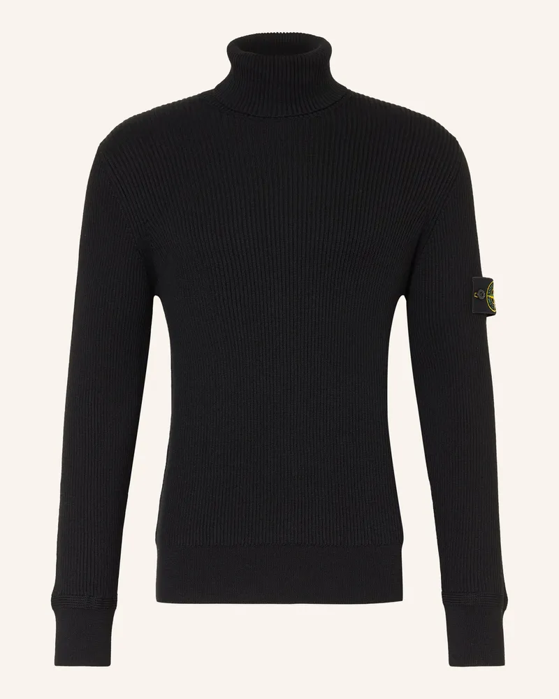 Stone Island Rollkragenpullover schwarz Schwarz