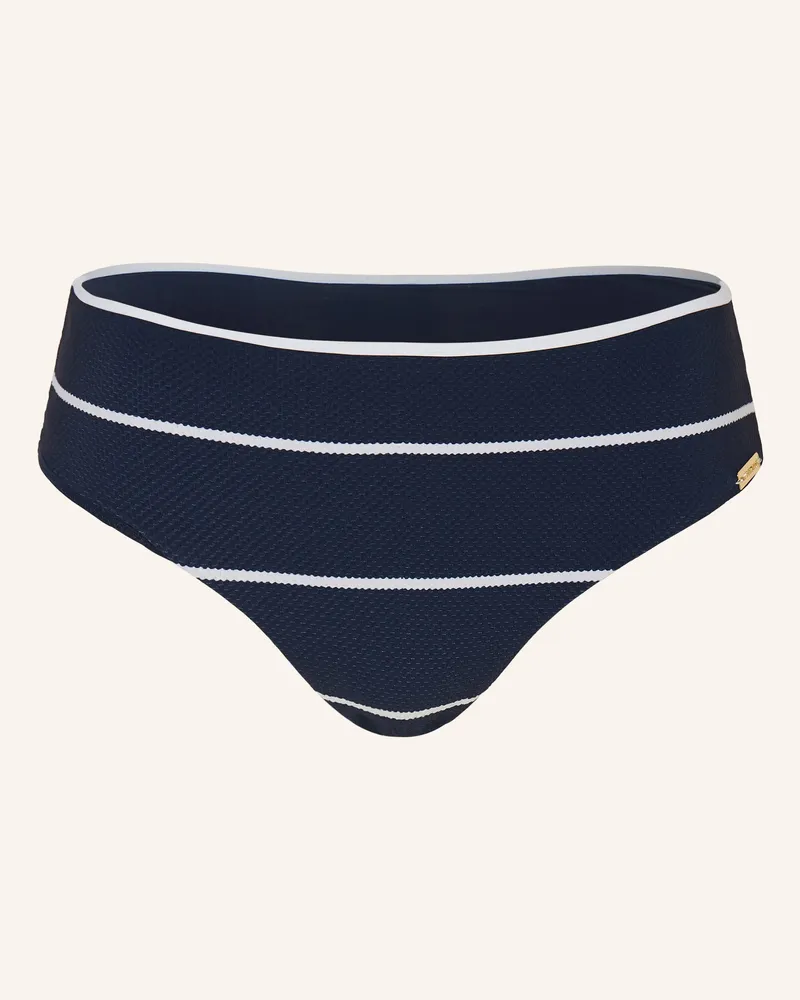 watercult Basic-Bikini-Hose Coastal Lines blau Dunkelblau