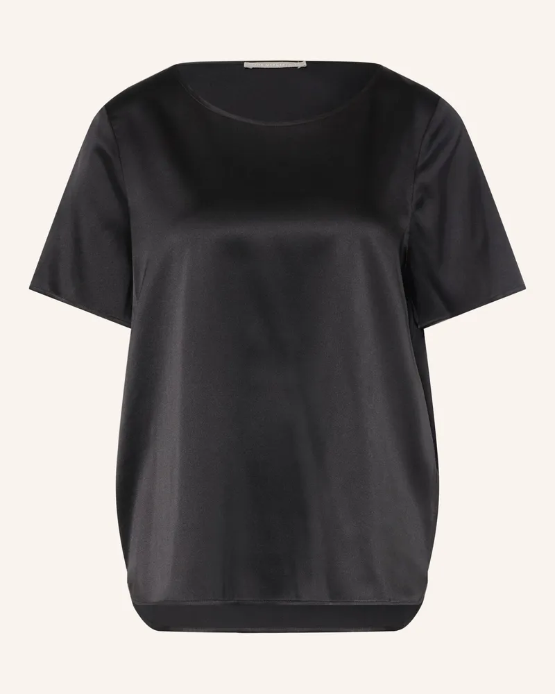 (THE MERCER) N.Y. Blusensirt Aus Satin Mit Seide schwarz Schwarz