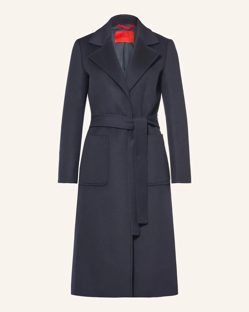MAX&Co. Wollmantel Runaway blau Dunkelblau