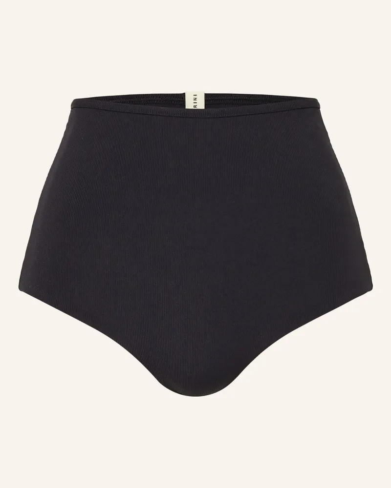 MYMARINI High-Waist-Bikini-Hose HIGHWAIST SHORTS SWIM APPAREL zum Wenden mit UV-Schutz 50 Schwarz